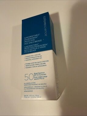 Brand New Colorescience Sunforgettable Total protection Face Shield SPF 50Bronze